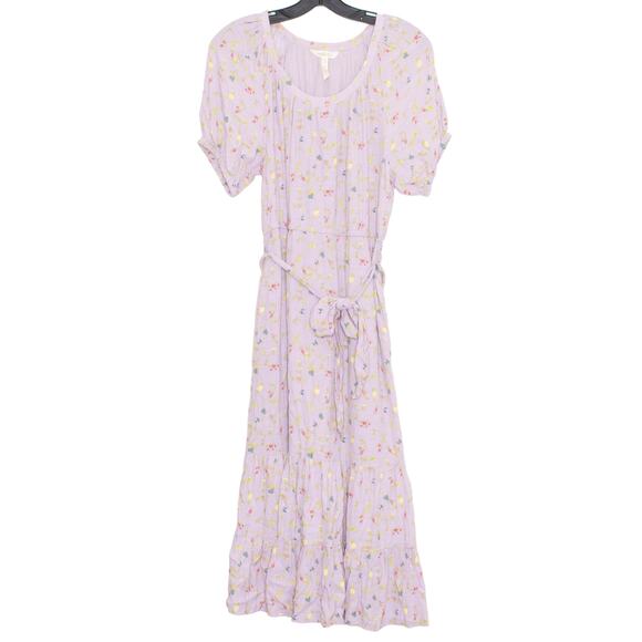 Matilda Jane Dress Floral Cottagecore Prairie Romantic Grandma Midi Purple Small - Picture 1 of 4